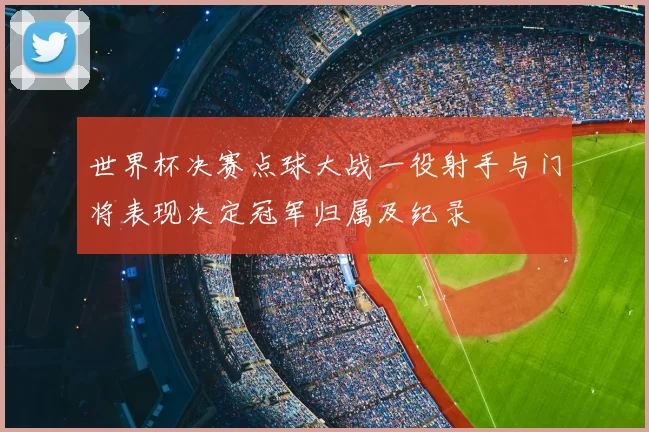 世界杯决赛点球大战一役射手与门将表现决定冠军归属及纪录